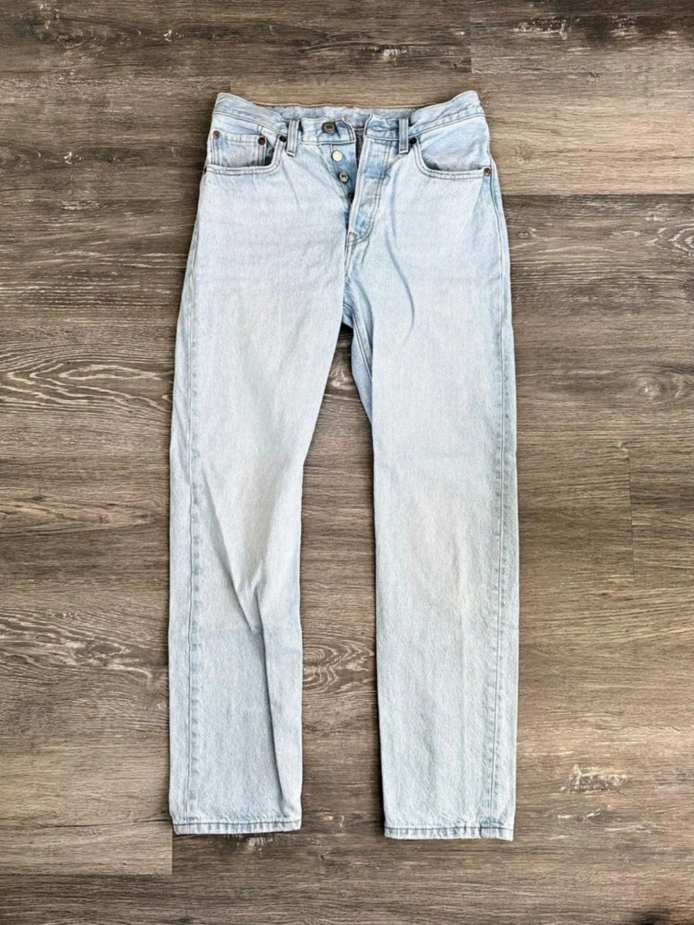Levi's 501 Original Fit Jeans Straight Leg Blue Waist 26